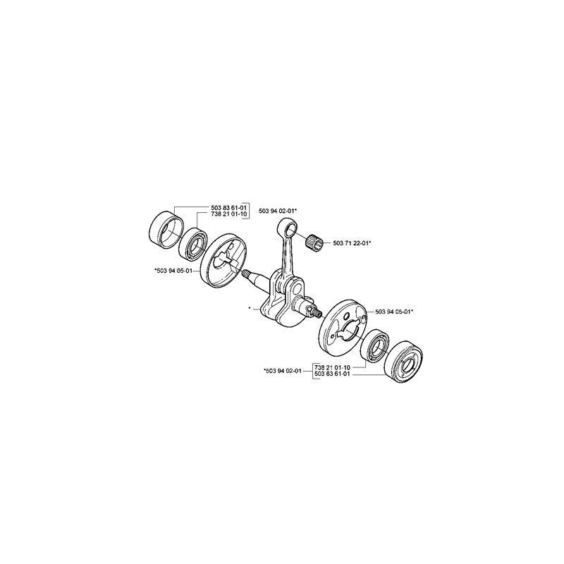 Husqvarna 326HE3 Hedgetrimmer (2004) Parts Diagram, Page 12