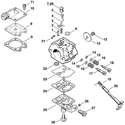 Stihl MS 240 Chainsaw (MS240) Parts Diagram, Oil pump Stihl MS 240 Chainsaw (MS240) Parts Diagram, Oil pump