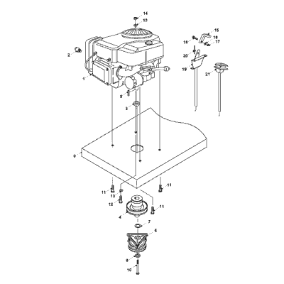 TWIN CYLINDER ENGINE (B&S) ASSEMBLY