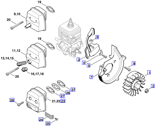 Ignition System-Muffler