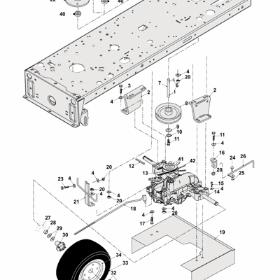 REAR TRANSMISSION ASSY