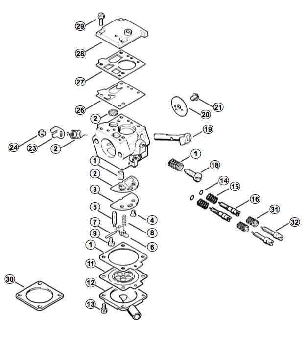 Carburetor Bing 48A101C