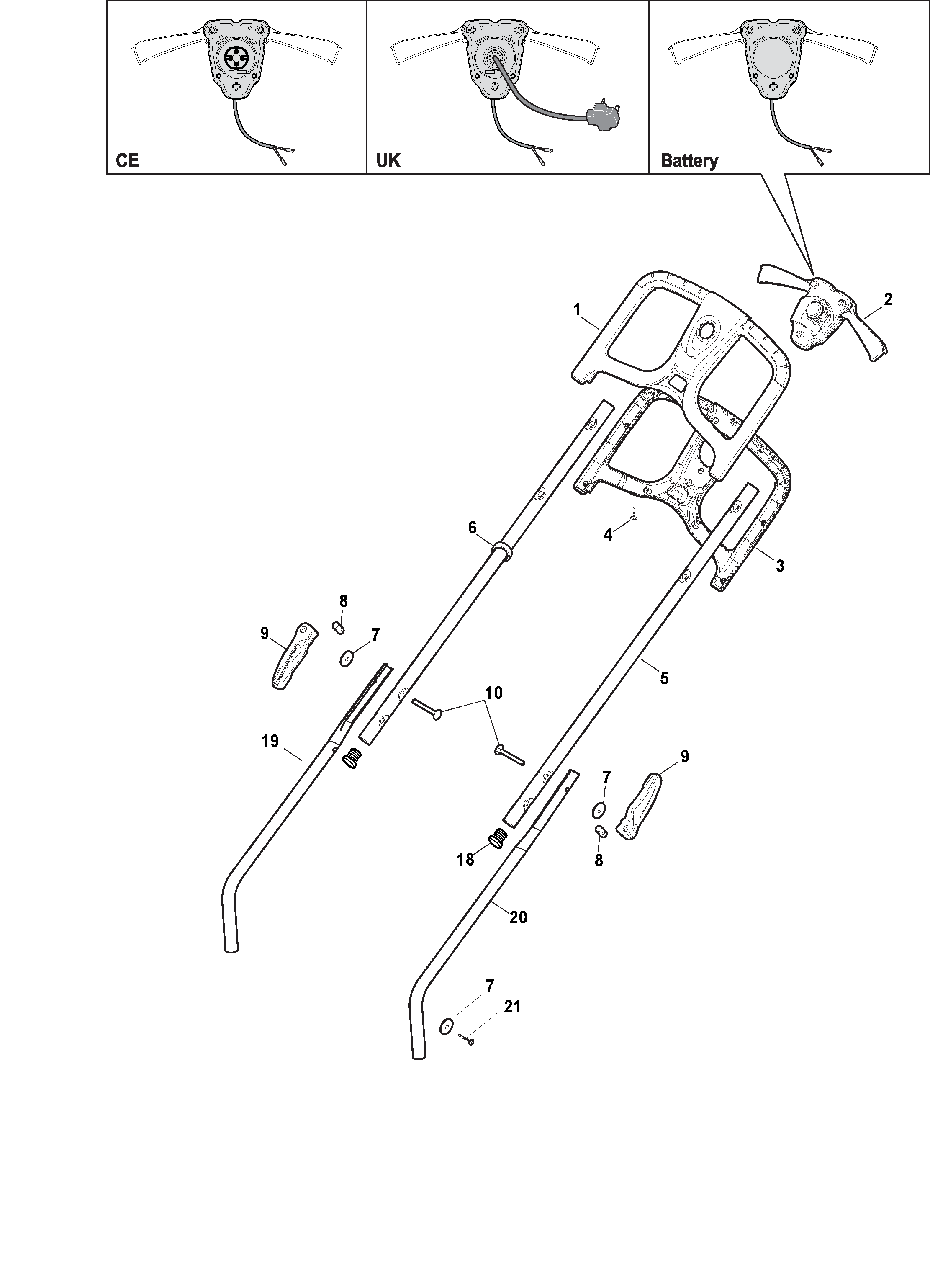 Handle, Upper Part
