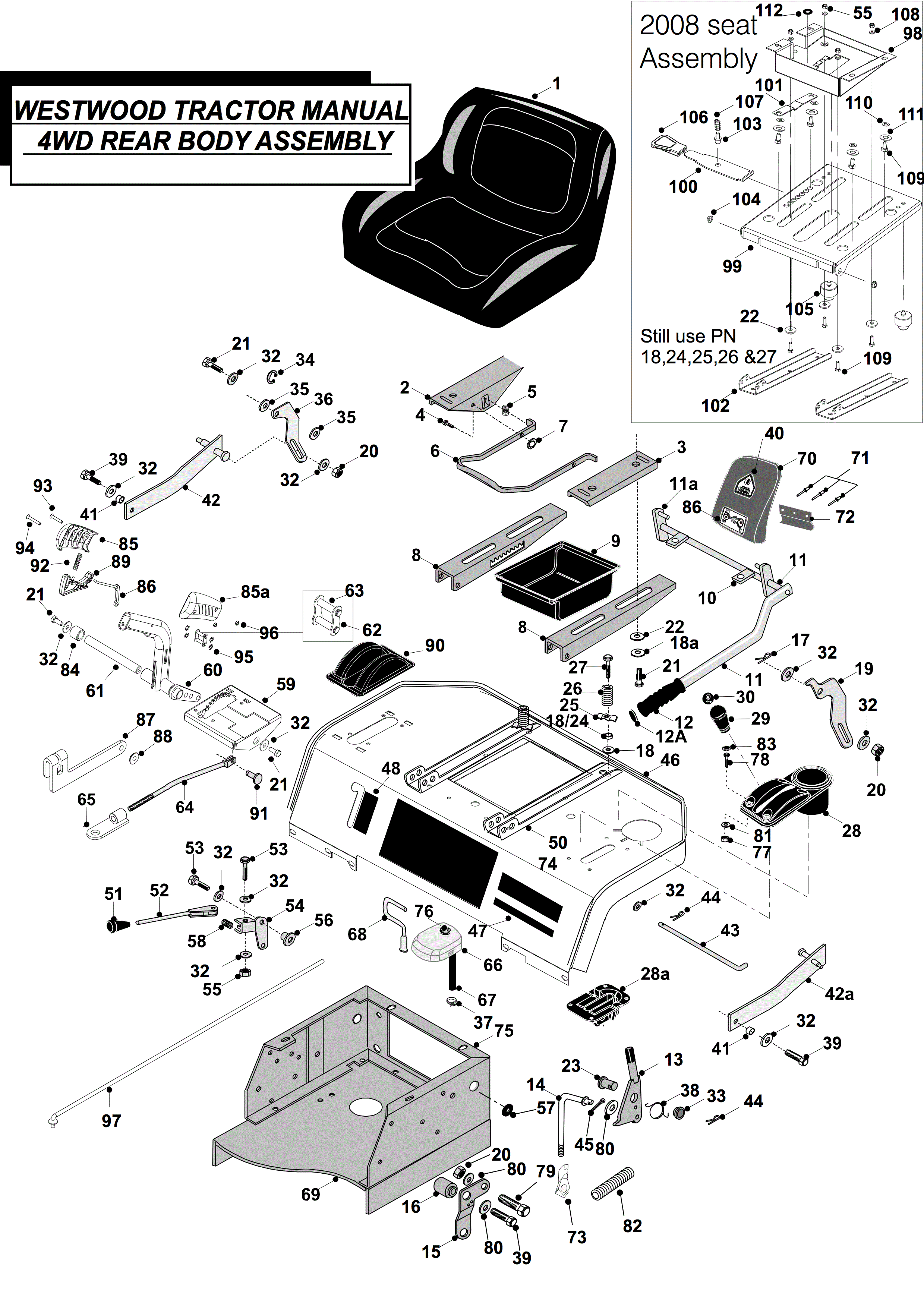 Manual Rear Body Assembly
