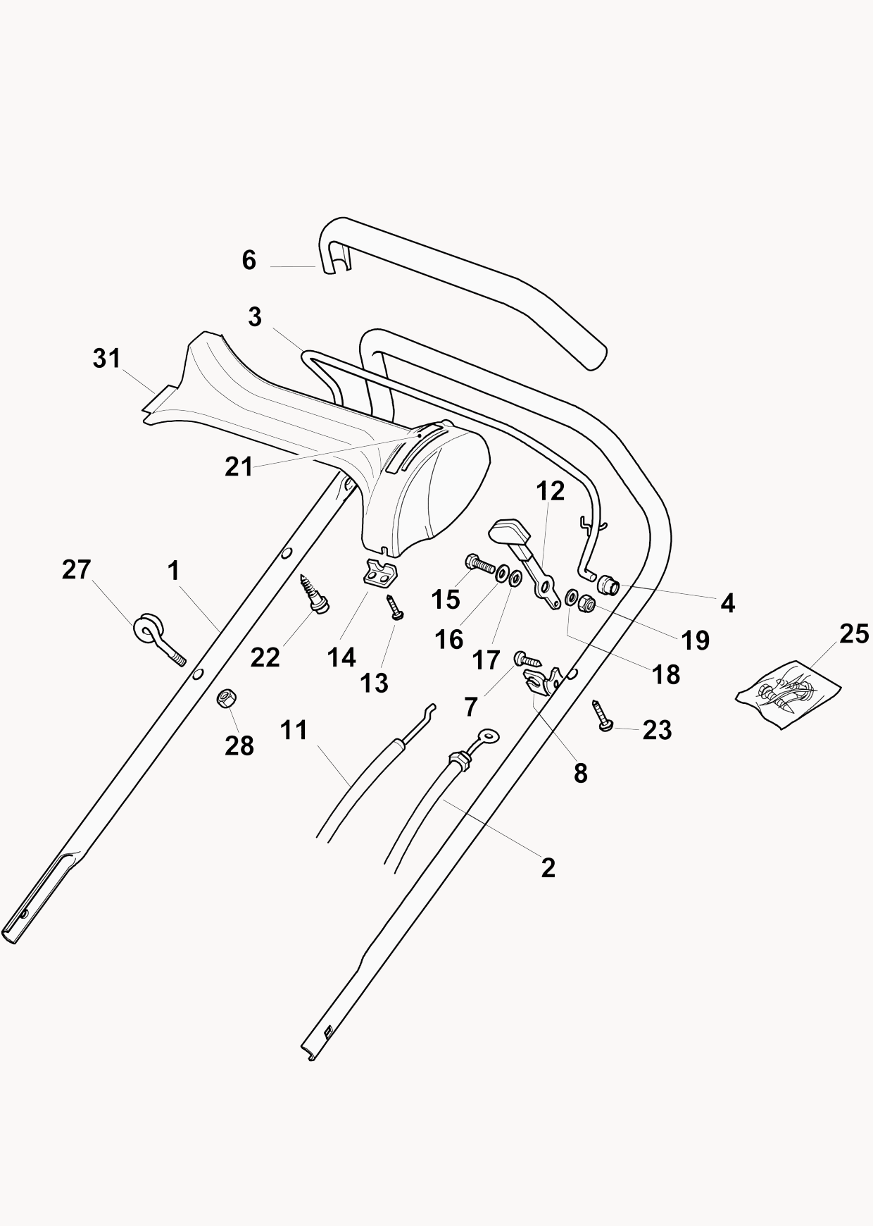Handle, Upper Part