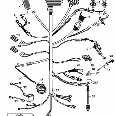 2WD Dial Height Wiring Loom