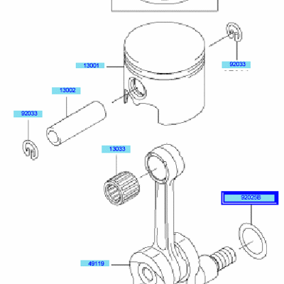 Piston Crankshaft