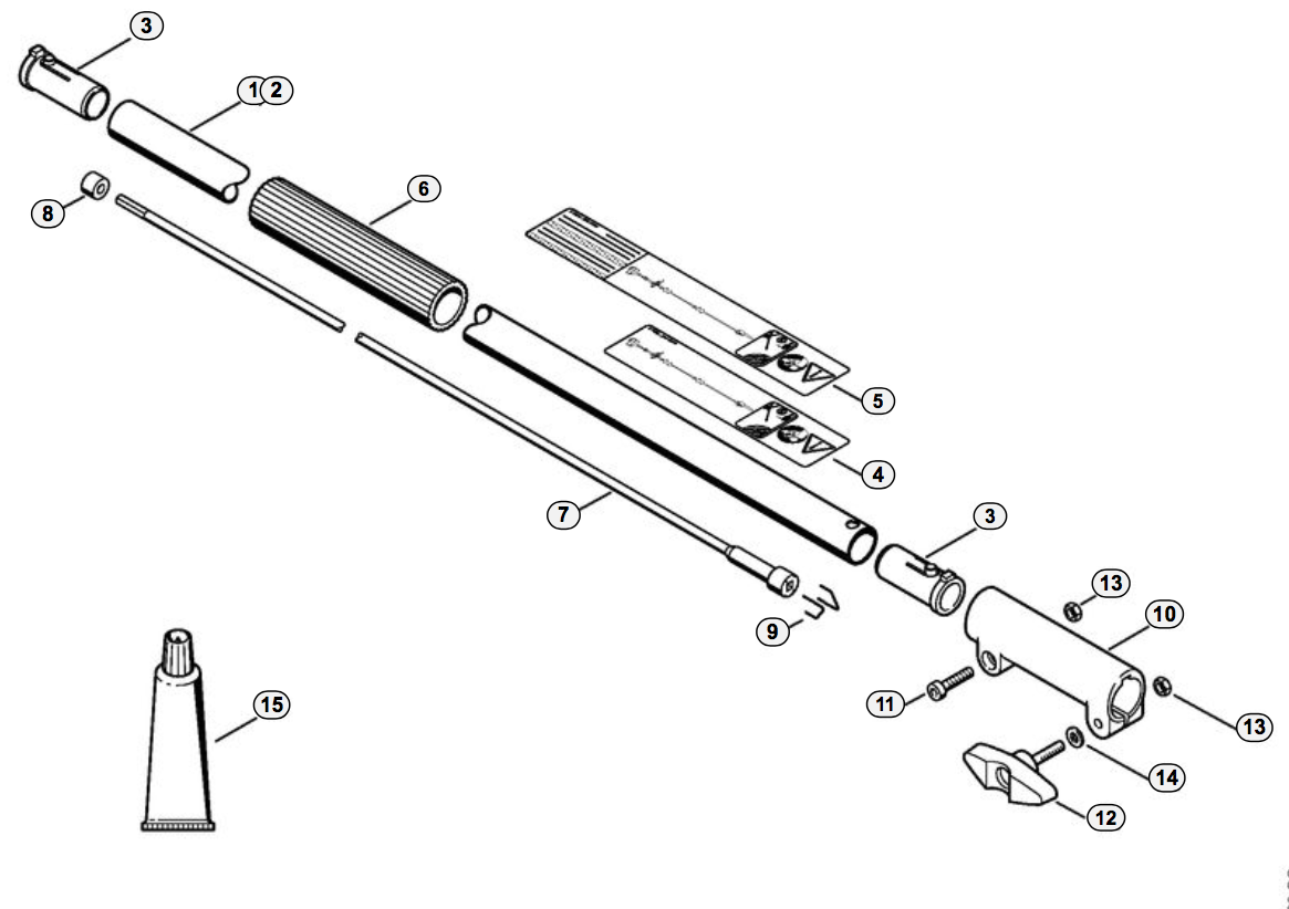 Drive Tube Extension 1m HT-KM