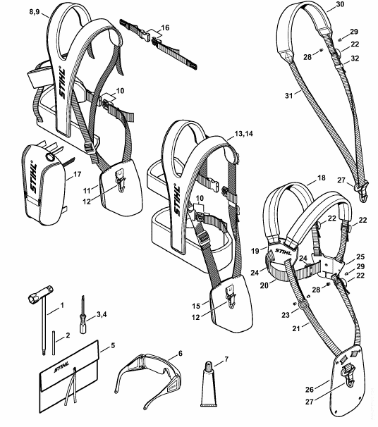 Tools, Full Harness