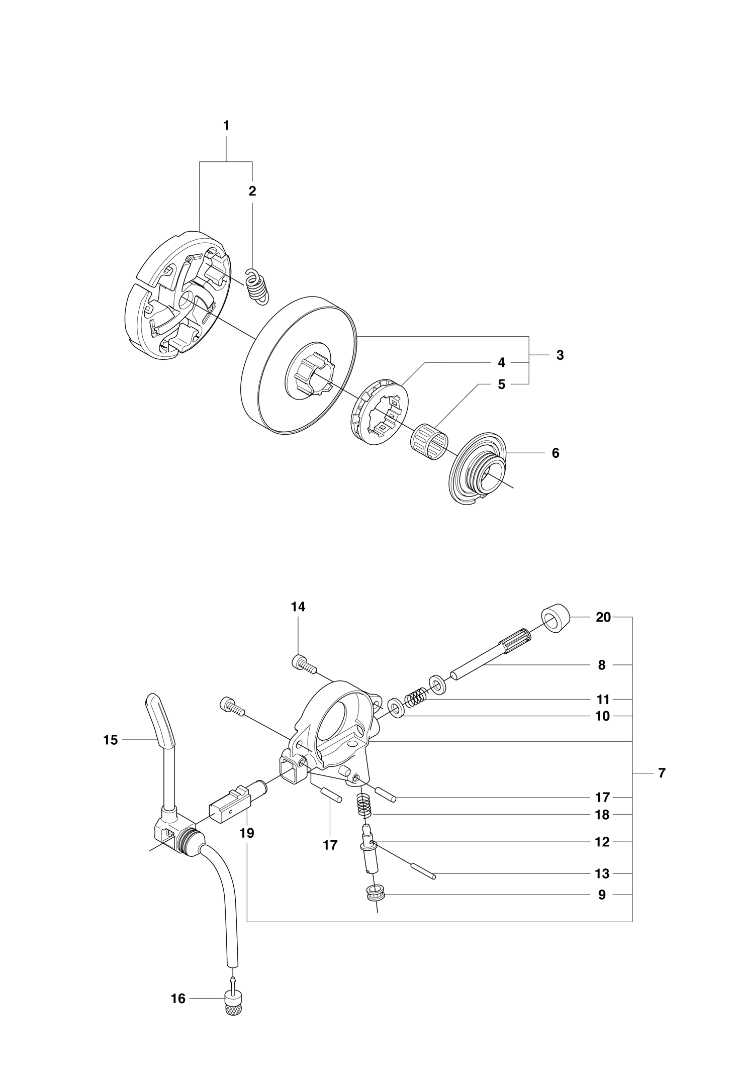 Clutch & Oil Pump