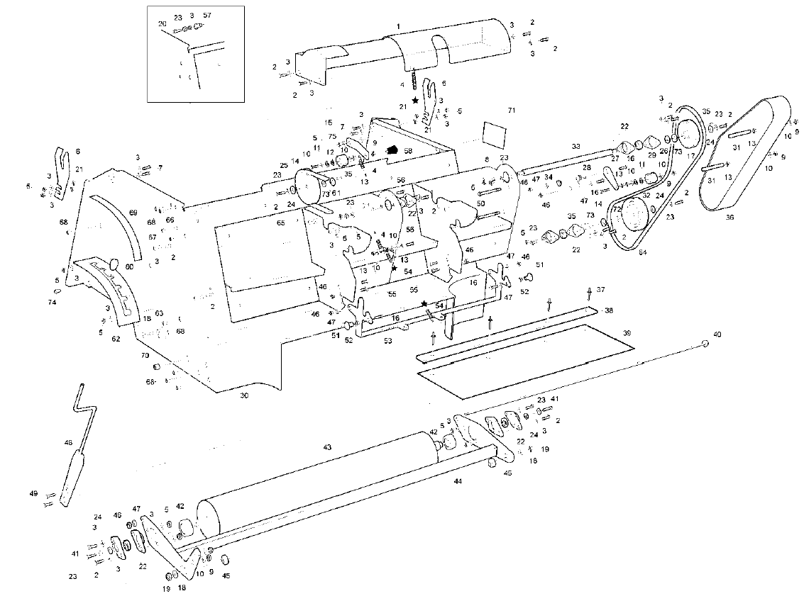 Sweeper Housing Assembly