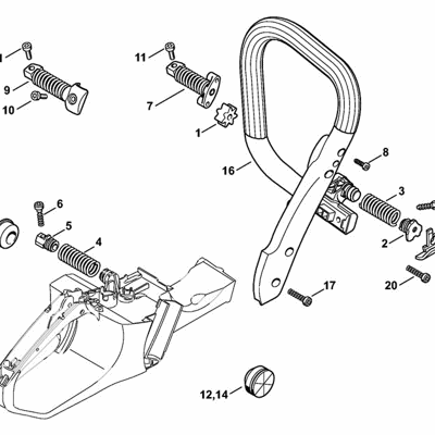 Stihl MS 362 Chainsaw (MS 362 RVWZ) Parts Diagram, MS362RVWZ Stihl MS 362 Chainsaw (MS 362 RVWZ) Parts Diagram, MS362RVWZ