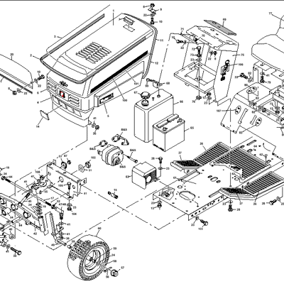 Tractor Chasis and Upper Body Panels