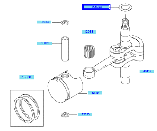 Piston & Crankcase
