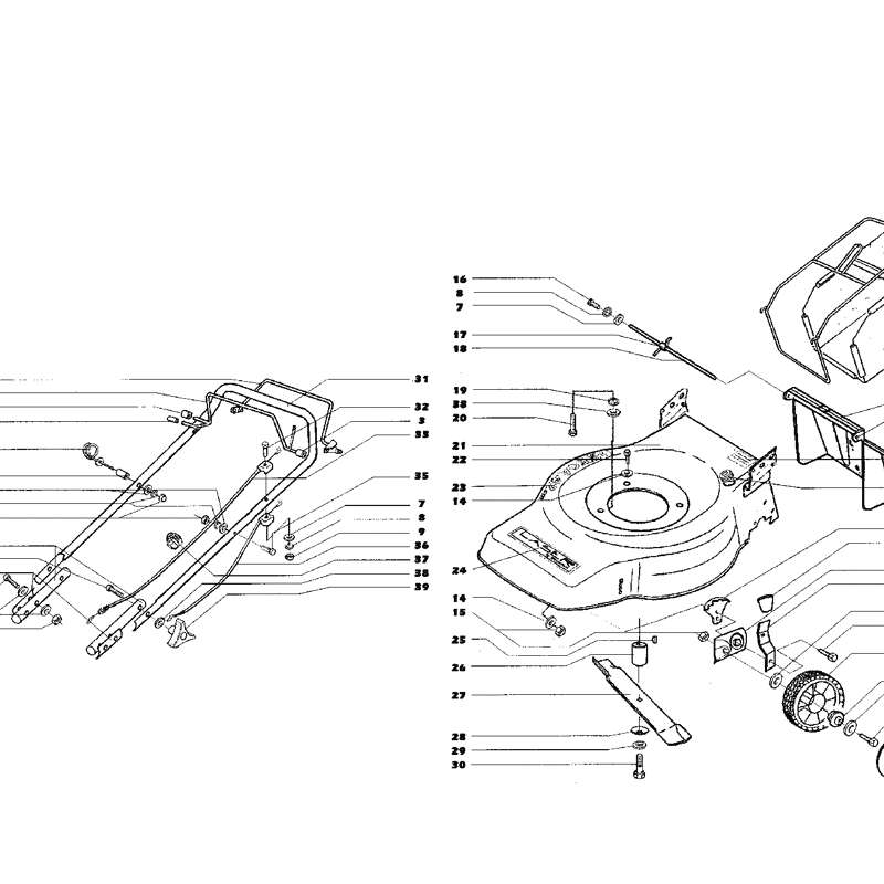 Mountfield MPR10071 (01-2000) Parts Diagram, Page 1