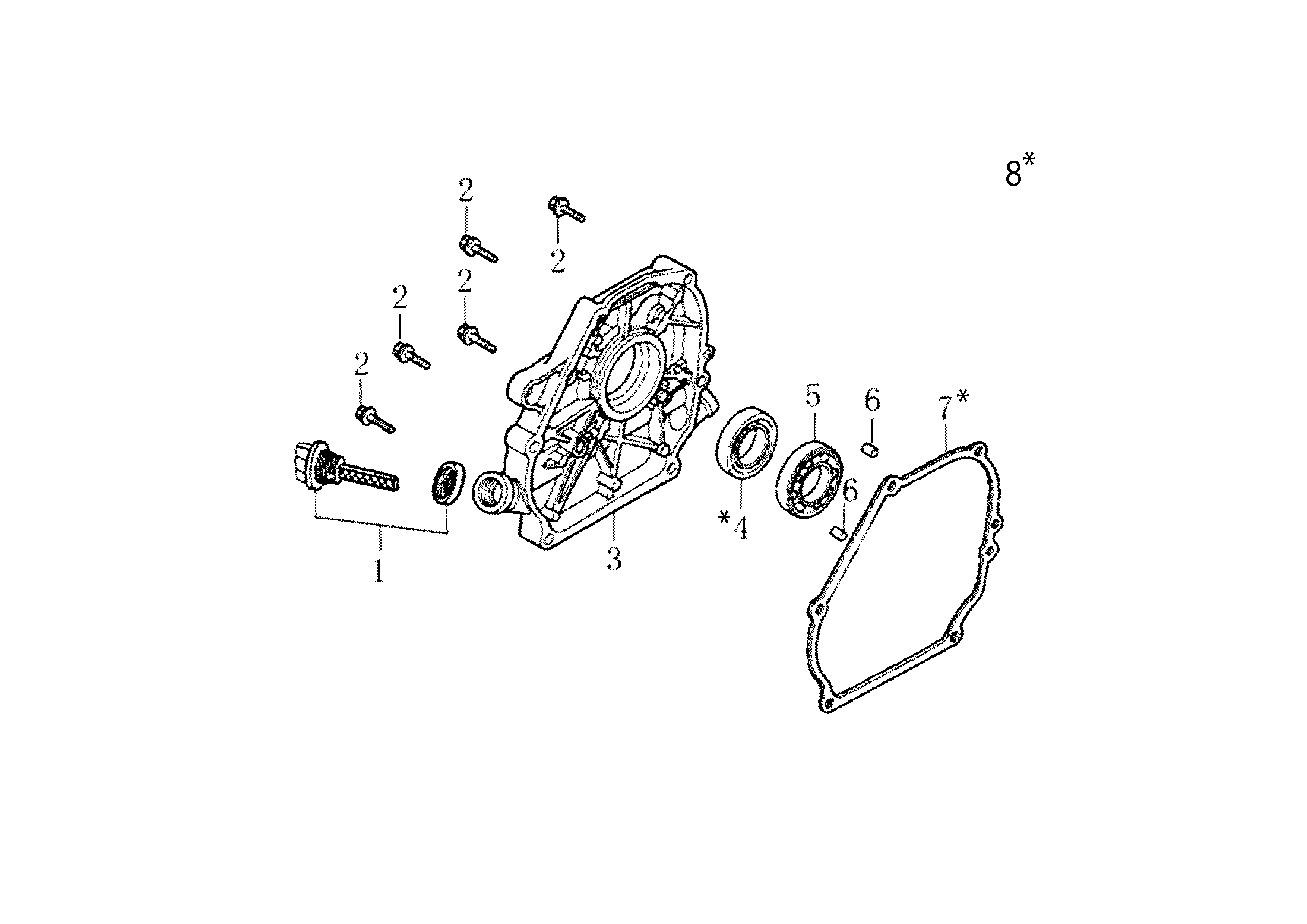 Crankcase cover