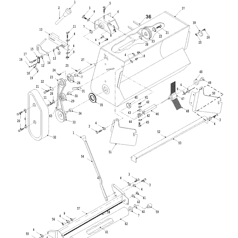 Countax K Series PGC (94-96) Parts Diagram, Page 1