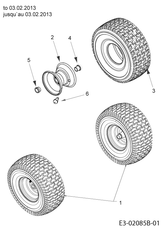 Front wheels