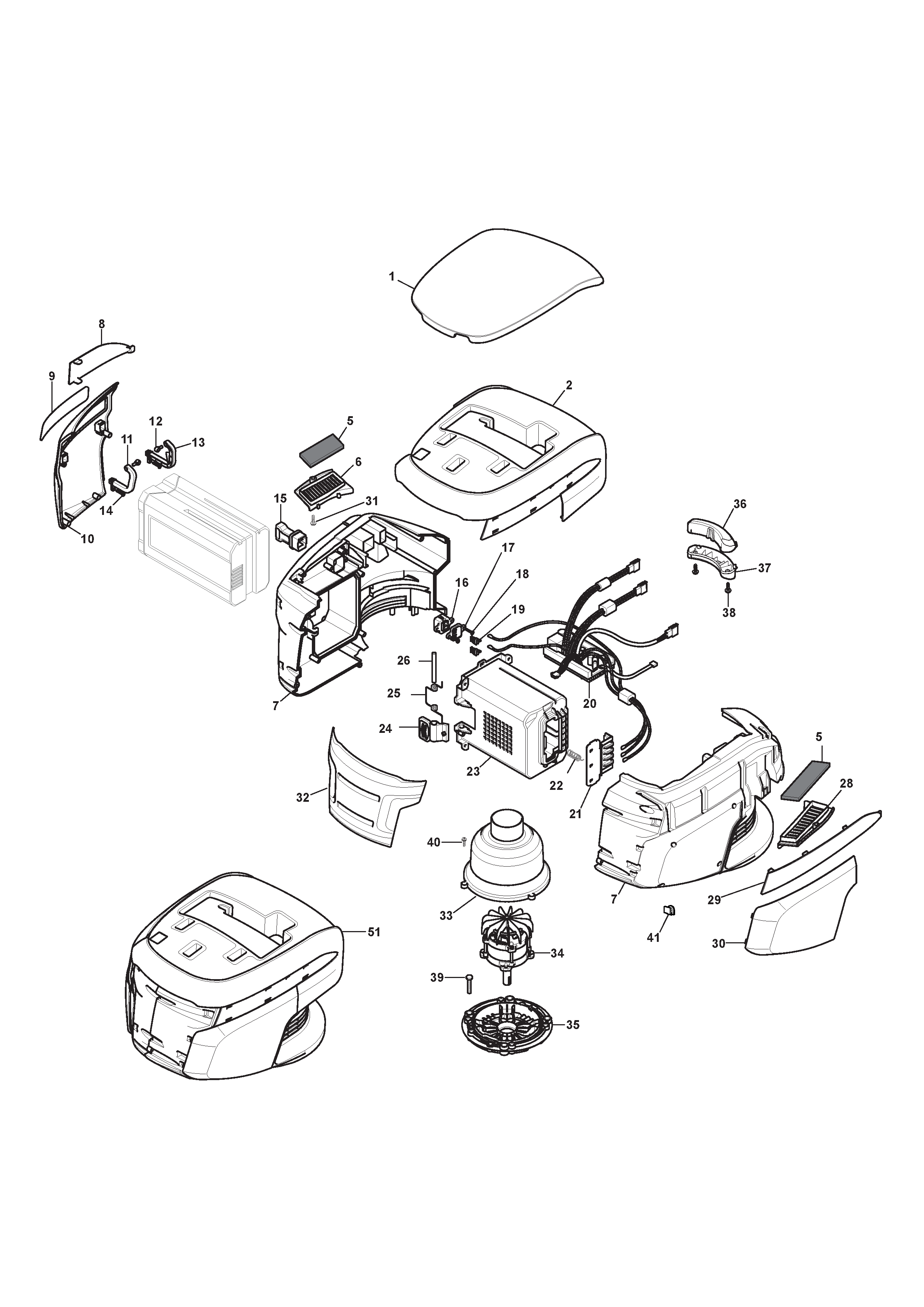 Battery Motor Assy