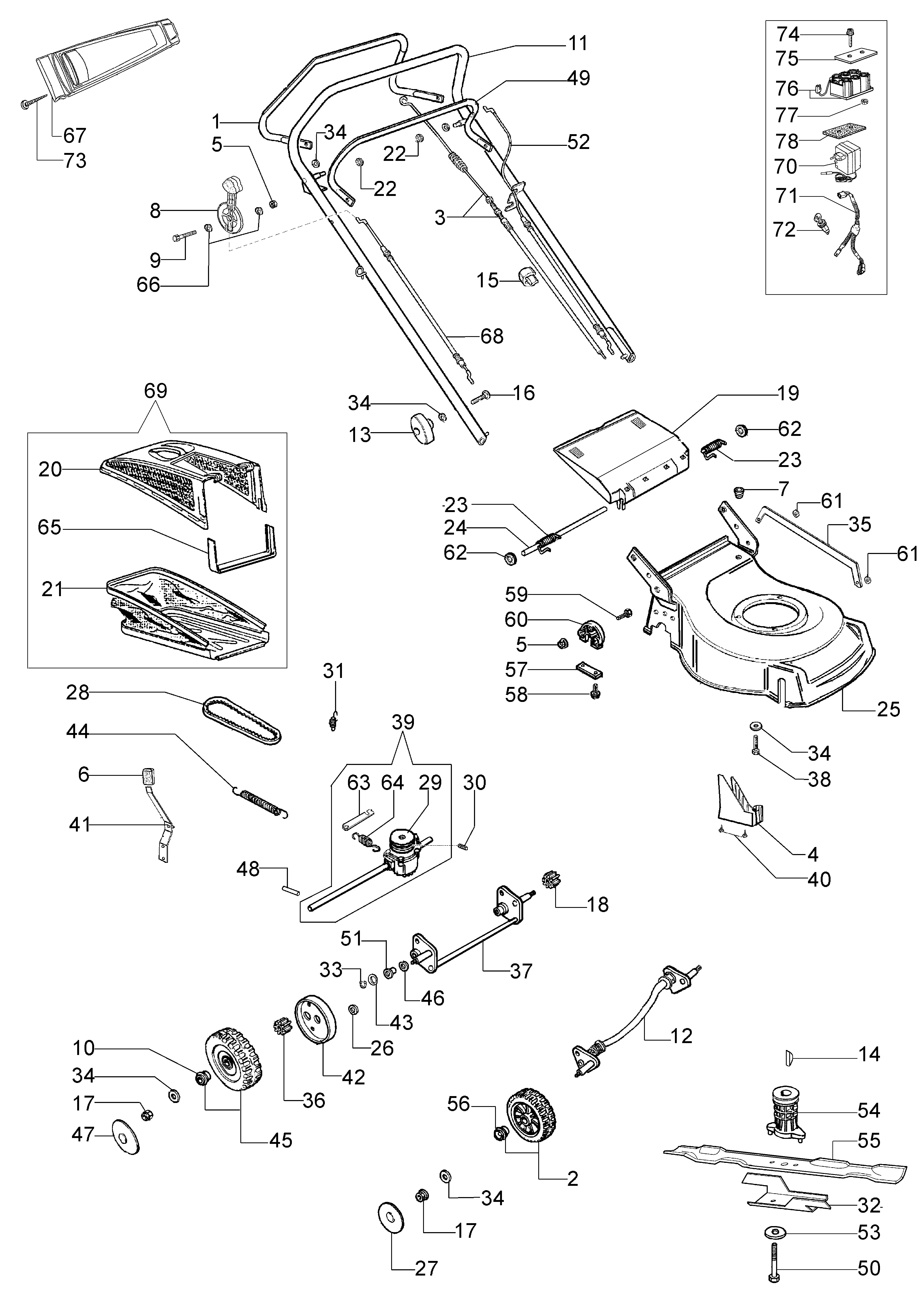 Illustrated parts list (From June 2005)