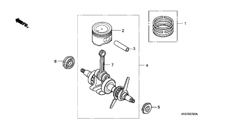 CRANKSHAFT PISTON