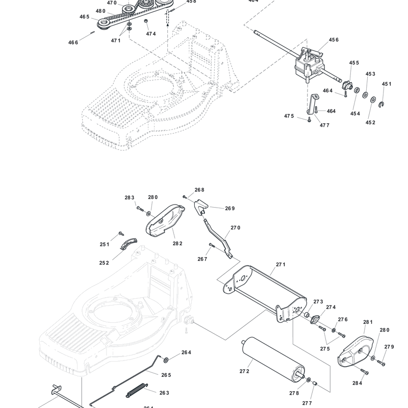 Mountfield M554R (2008) Parts Diagram, Page 3