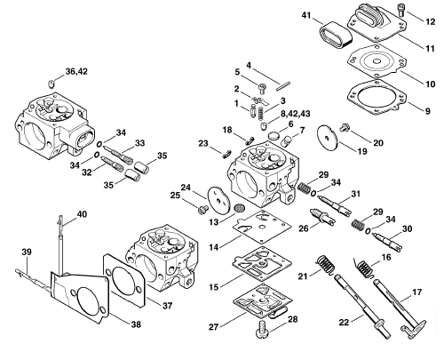 Carburetor HD-14A-HD-16-HD-24A