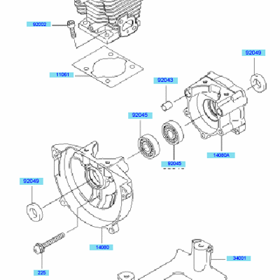 Cylinder - Crankcase