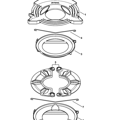 Stihl FS 91 R Brushcutter (FS 91 R ) Parts Diagram, M TRANSPORT GUARD