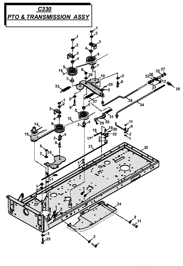 PTO & Transmission Assembly