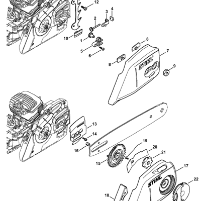 Stihl MS 271 Chainsaw (MS271 CBE) Parts Diagram, Oil Pump Stihl MS 271 Chainsaw (MS271 CBE) Parts Diagram, Oil Pump