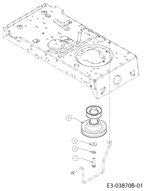 Lever and engine pulley
