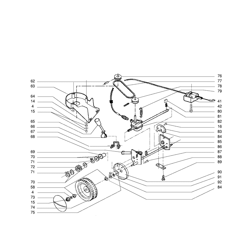 Mountfield MPR10082 (01-2000) Parts Diagram, Page 2