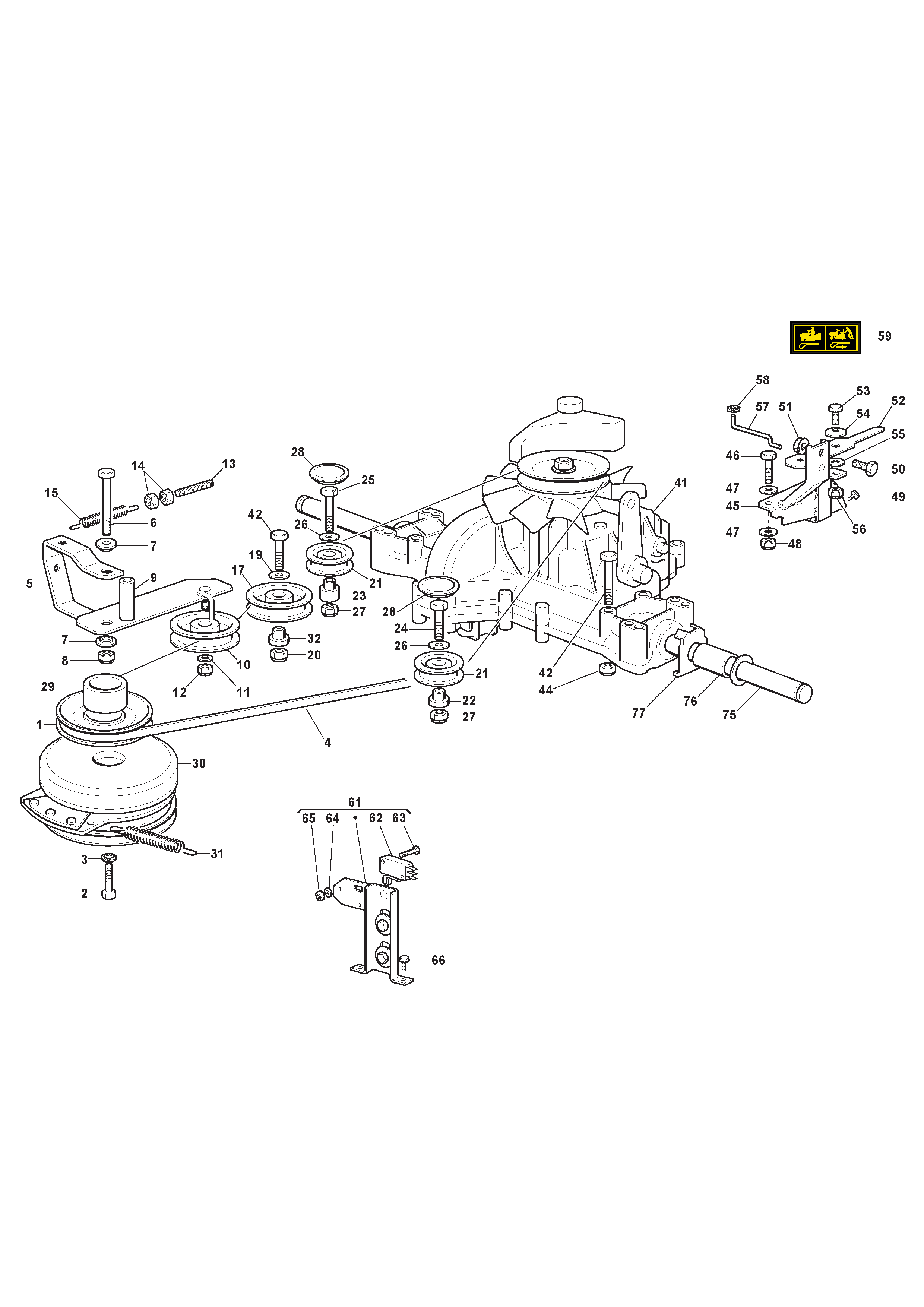 TT Transmission with Warner Electromagnetic Clutch