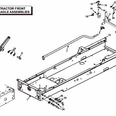 Front & Rear Cradle Assemblies