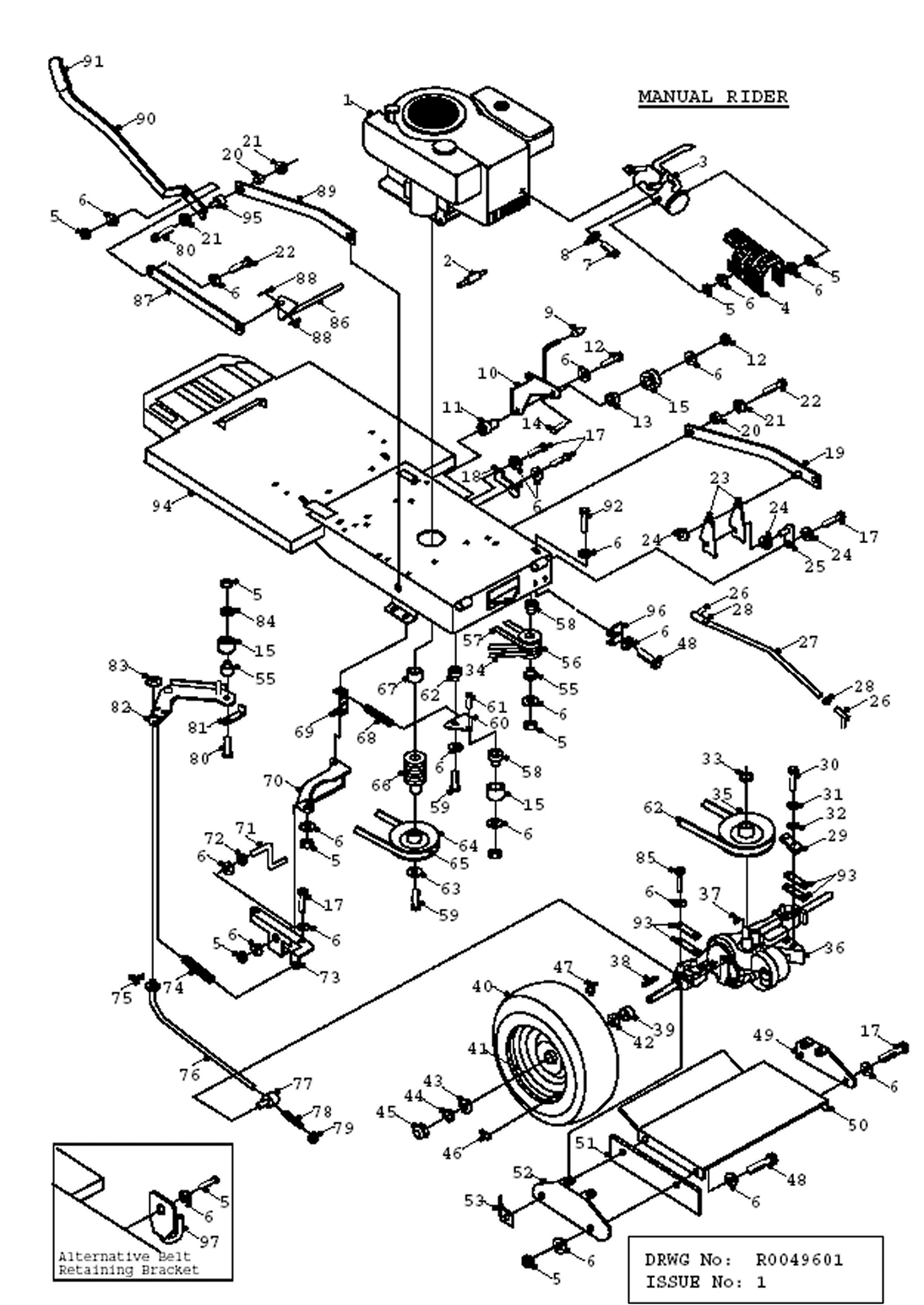 manual parts list