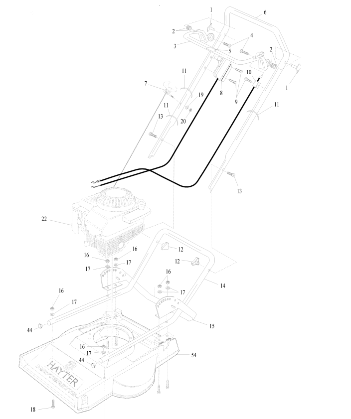 Upper Main Frame Assembly