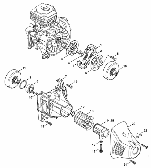 Clutch, Clutch housing