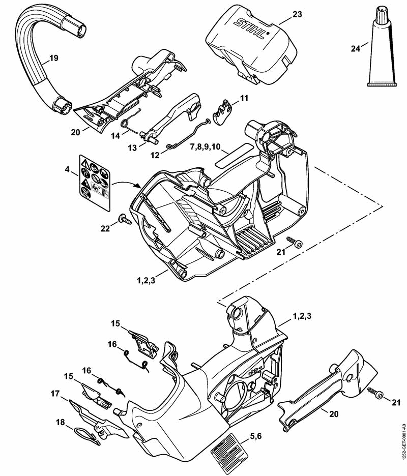 A MOTOR HOUSING 