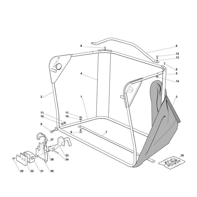 Castel / Twincut / Lawnking XF130HD (2009) Parts Diagram, Page 11