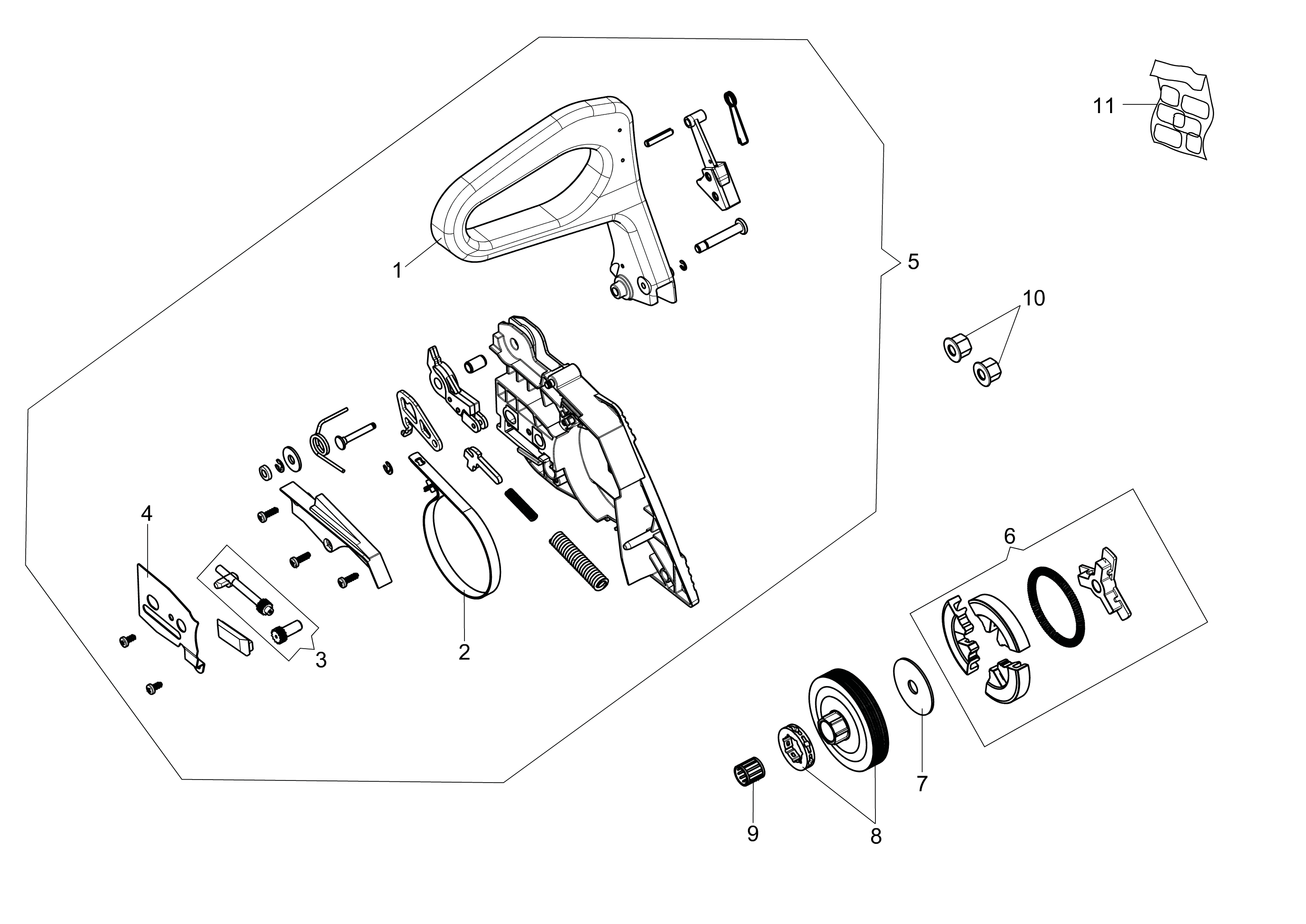 Chain cover and clutch