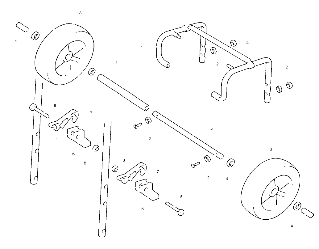 Kit - Undercarriage (Transport Wheels)