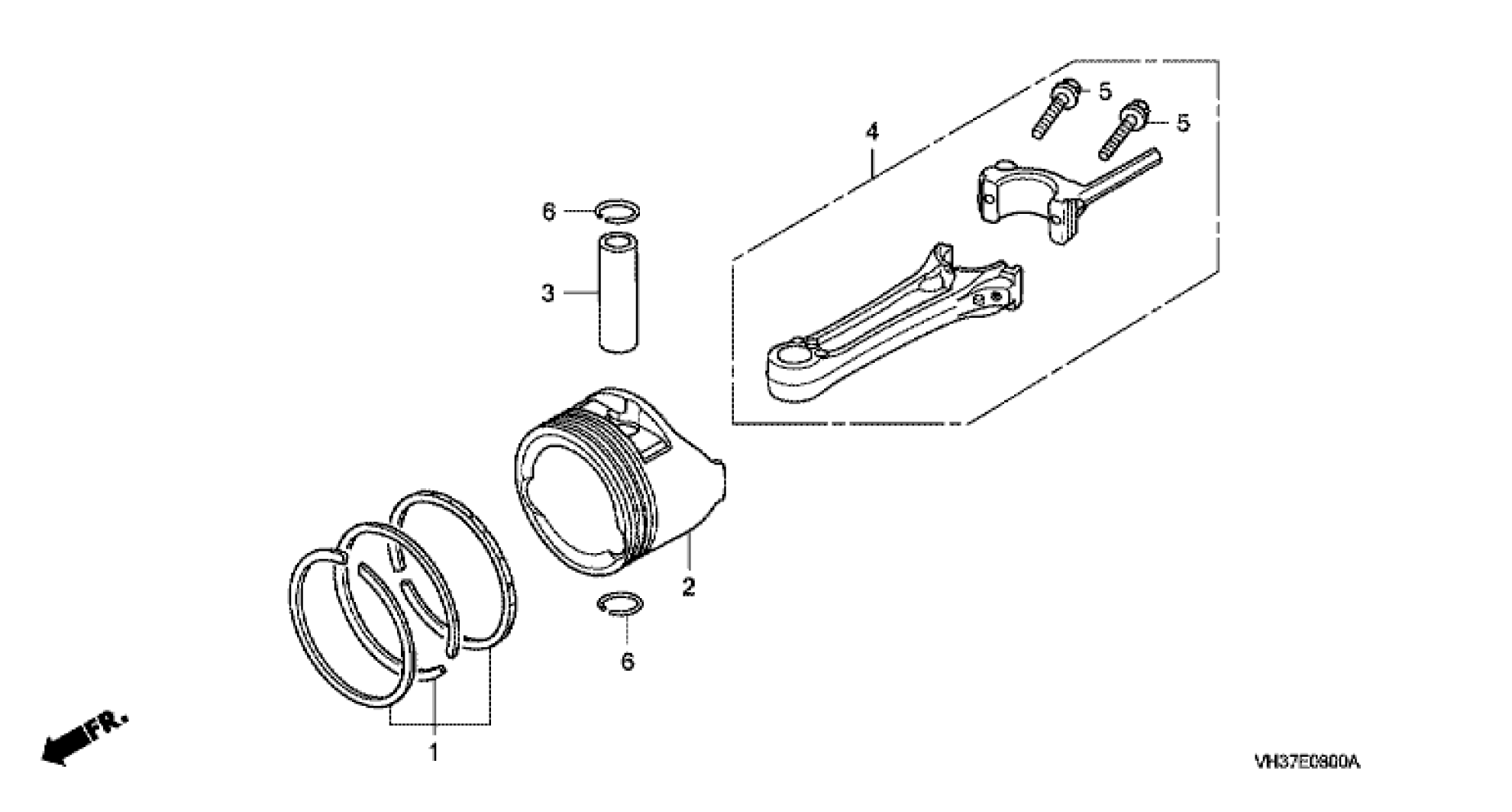 PISTON & CONNECTING ROD