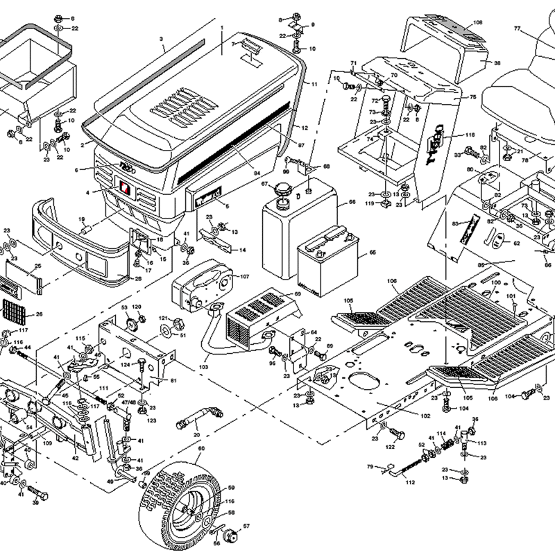 1998 S T SERIES WESTWOOD TRACTORS T1600 36 Parts Diagram Tractor 1998-s-t-series-westwood-tractors-t1600-36-parts-diagram-tractor