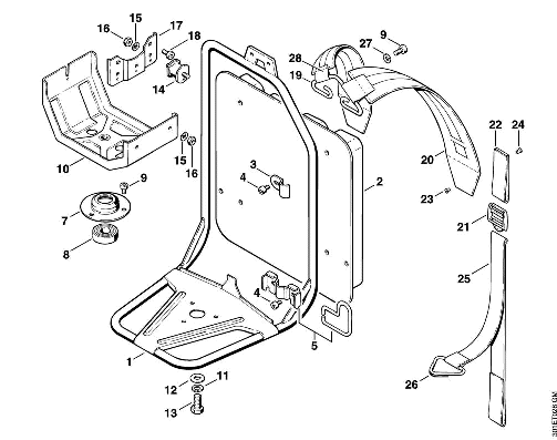 H-Support frame FR 106