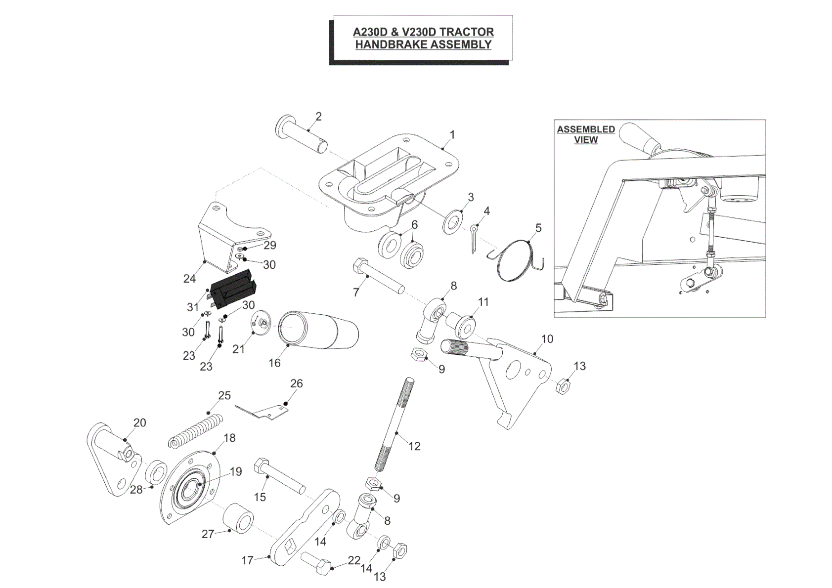 Hand Brake Assembly