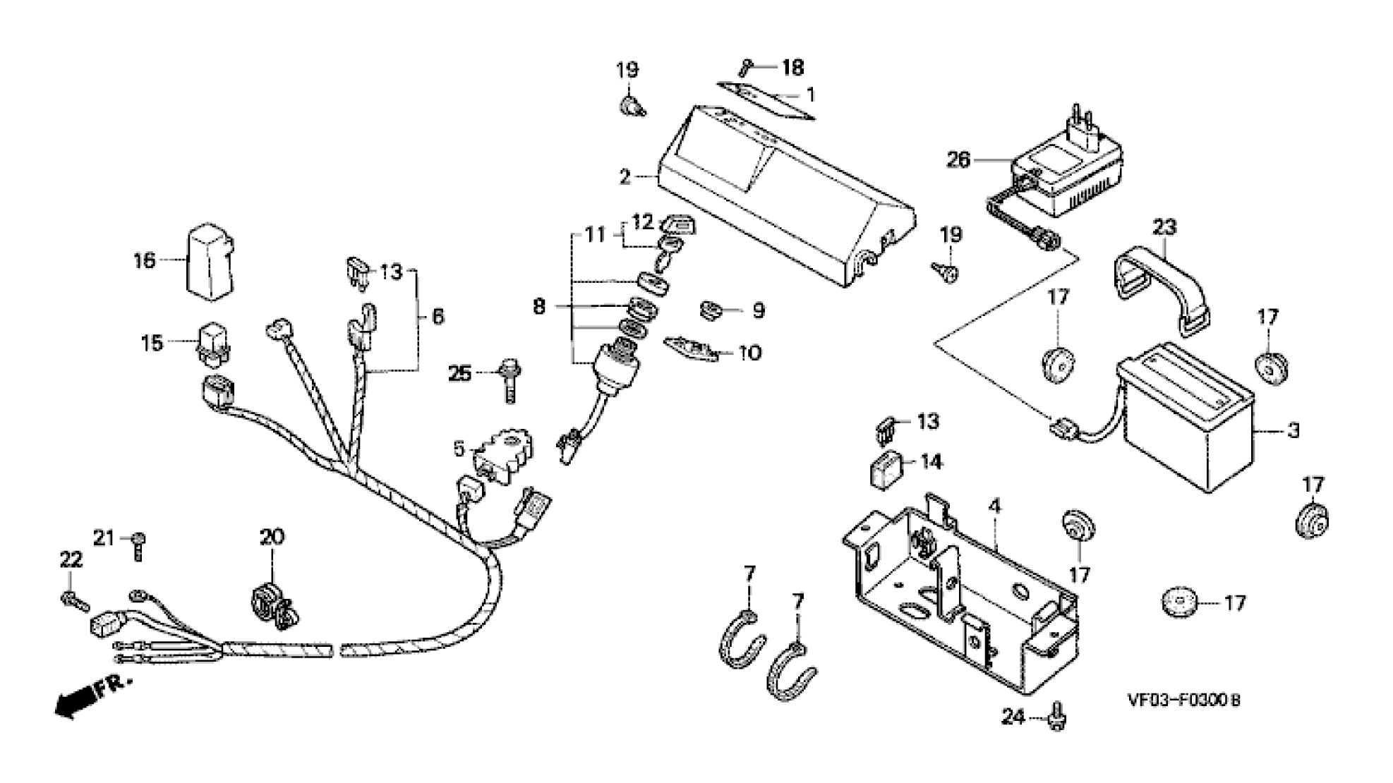 IGNITION SWITCH & BATTERY