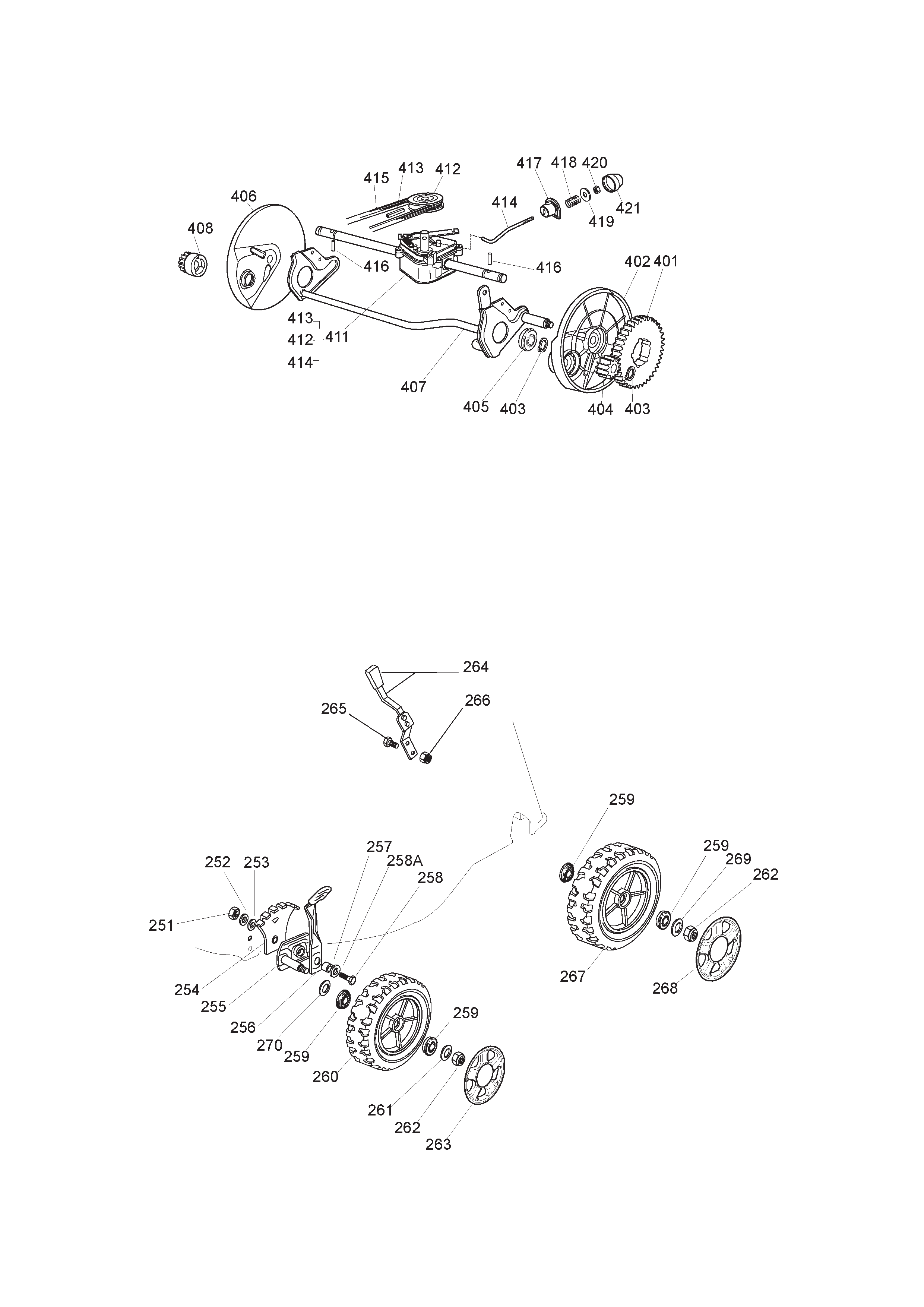 Wheel Suspension Transmission