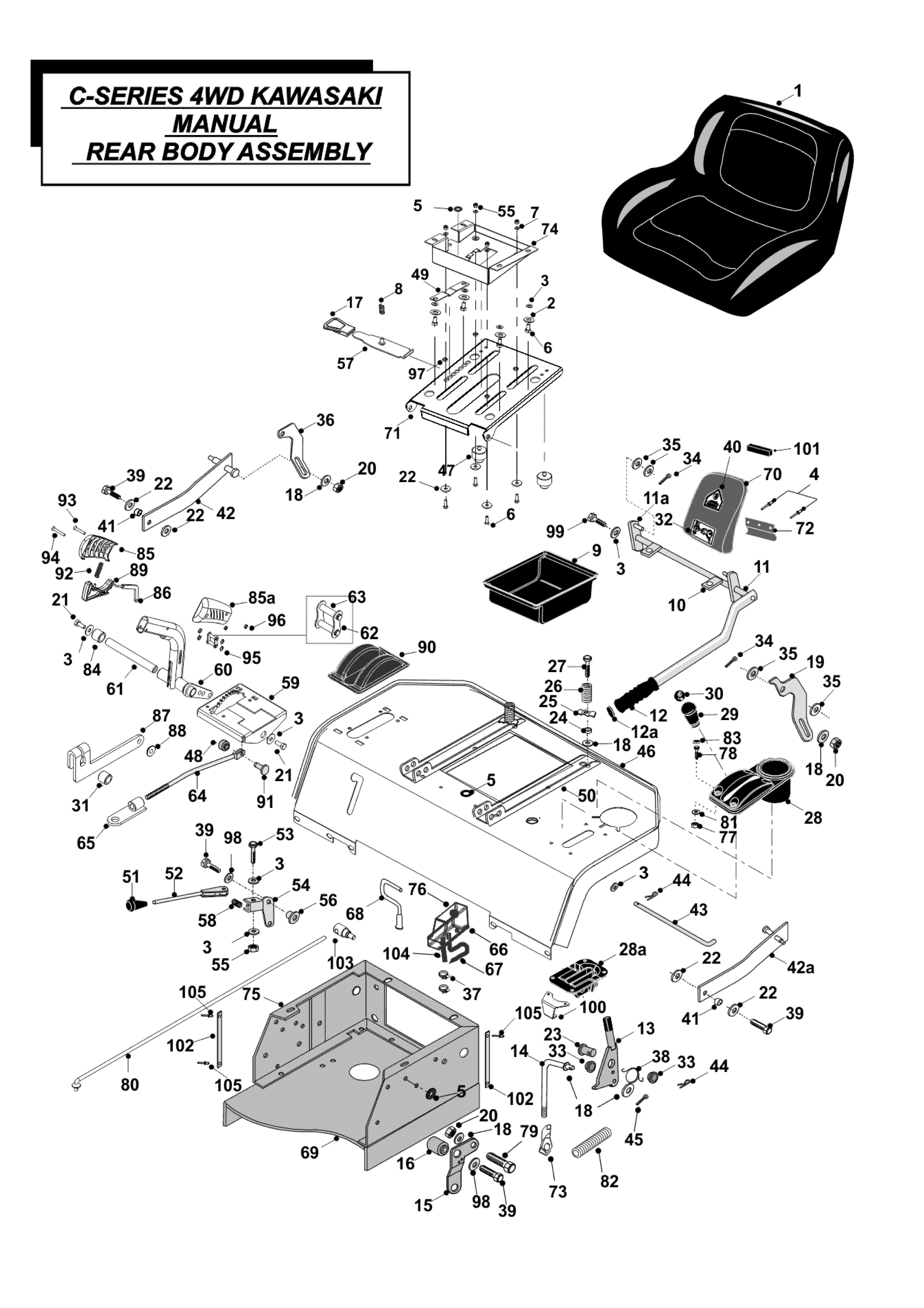 MANUAL REAR BODY ASSY