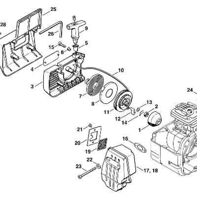 Stihl (FS160) Parts Diagrams